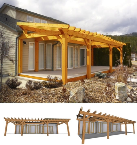 Timber Frame Pergola