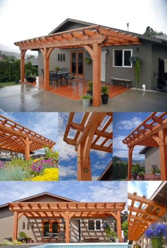 Replacement Deck And Timber Frame Pergola