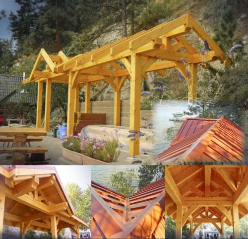 Lakeside Timber Frame Gazebo - Peachland