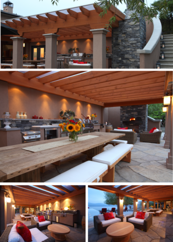 Timber Frame Outdoor Kitchen Wins Tommie Award